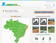 Tablet Screenshot of jkanuncios.com